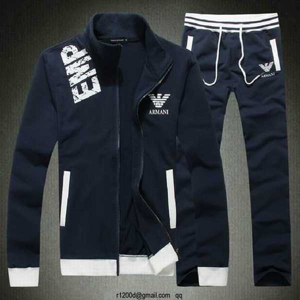 veste survetement armani